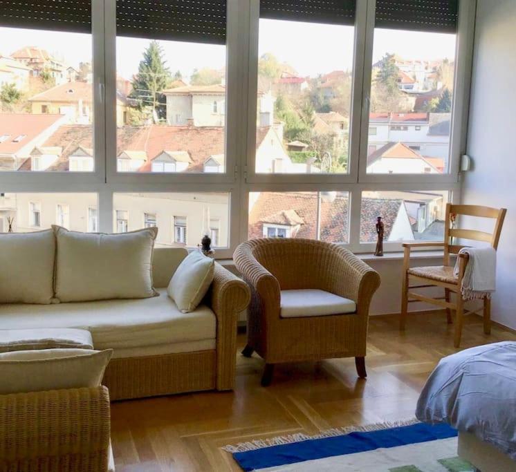 Spacious 3Br/2Bt Apartment With A/C In City Center ザグレブ エクステリア 写真